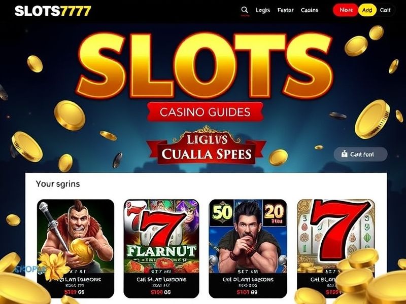 Discover the world of slots7777 and online casino games. Find expert reviews, guides, and tips for slot machines, real money gambling, and the latest trends in virtual slots. Play responsibly and elevate your gaming experience.